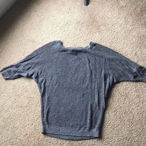 Express Silver and gray sweater